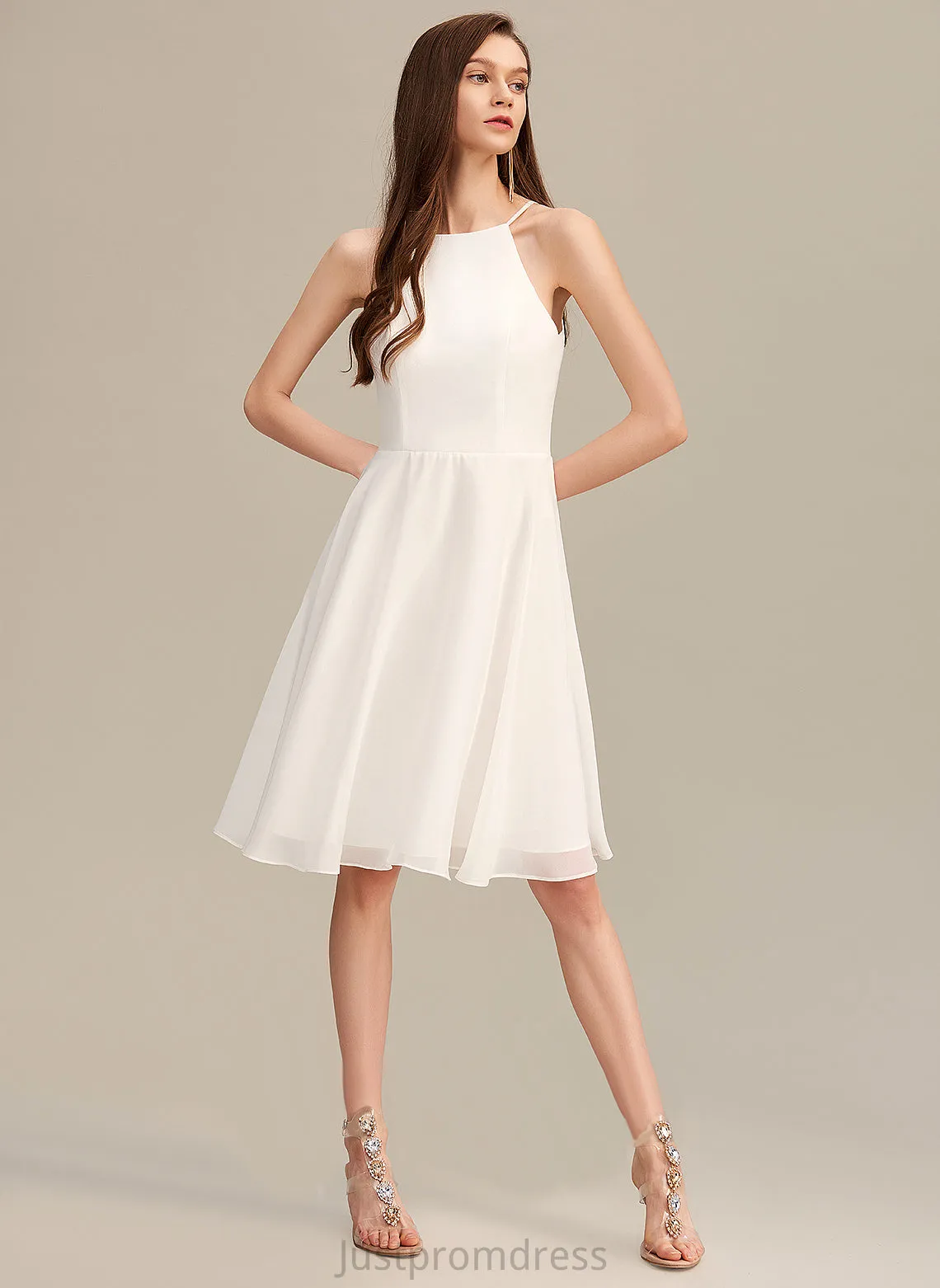 A-line Dresses Annalise Halter Formal Dresses