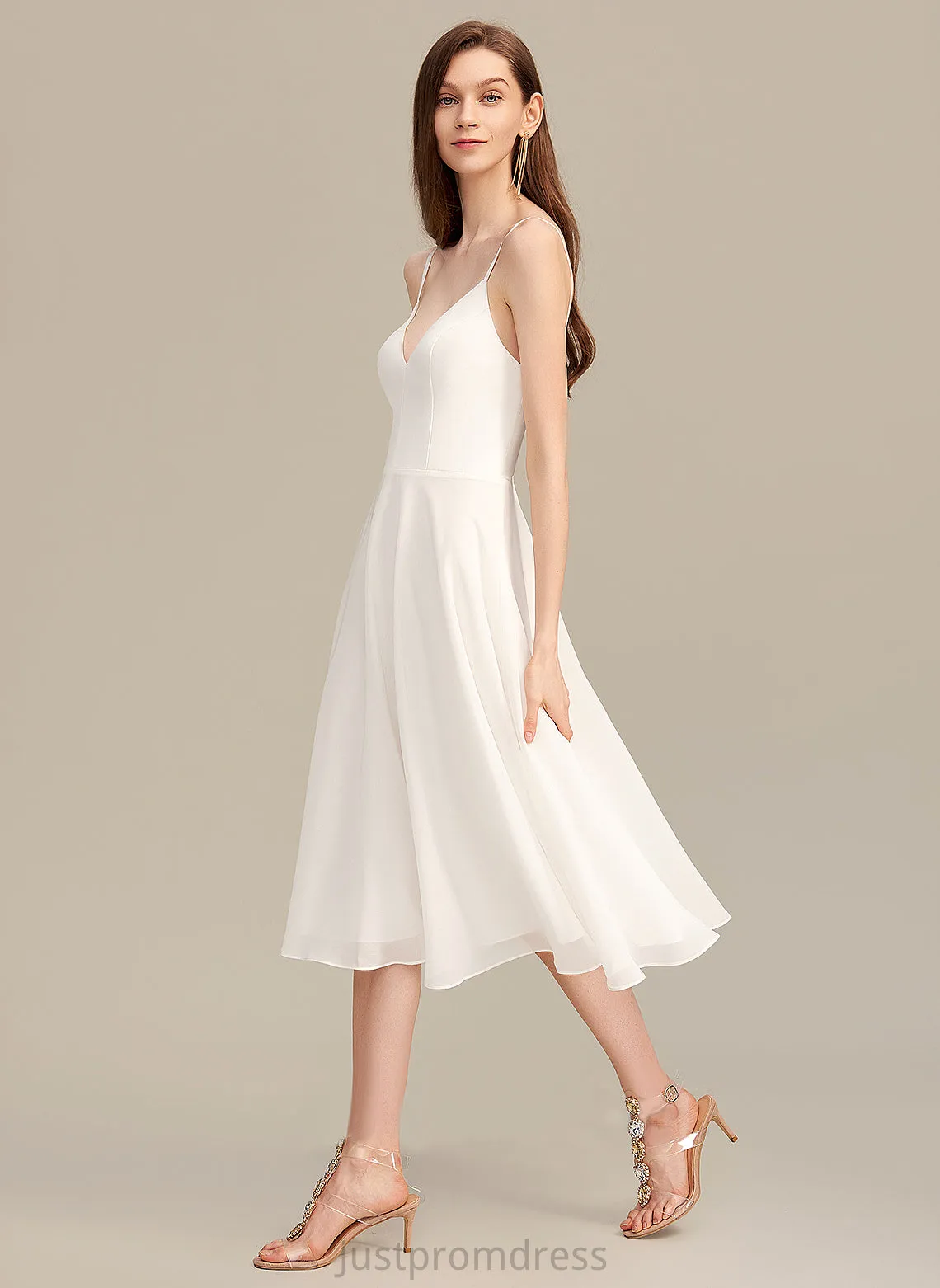 A-line Formal Dresses Dresses V-Neck Allison