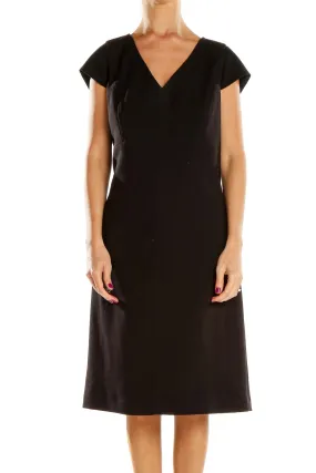 Black Classic A-Line Dress