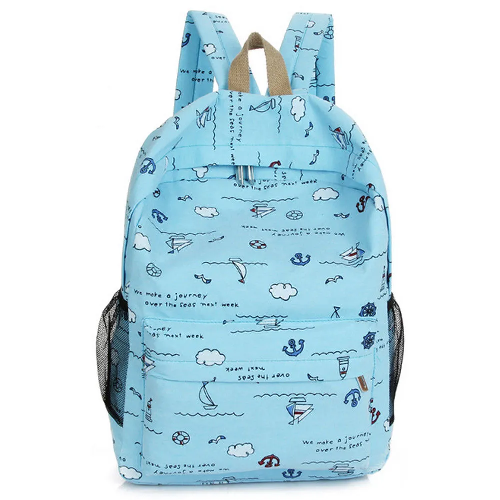 Boys Girls School Large Backpack Zipper Unisex Travel Rucksack Shoulder Laptop Bag New Style Fashion