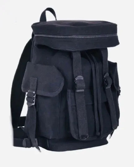 COMPACT CANVAS EUROPEAN RUCKSACK BACKPACK