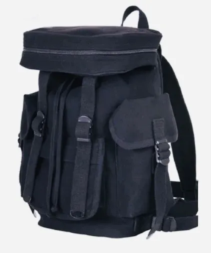 COMPACT CANVAS EUROPEAN RUCKSACK BACKPACK