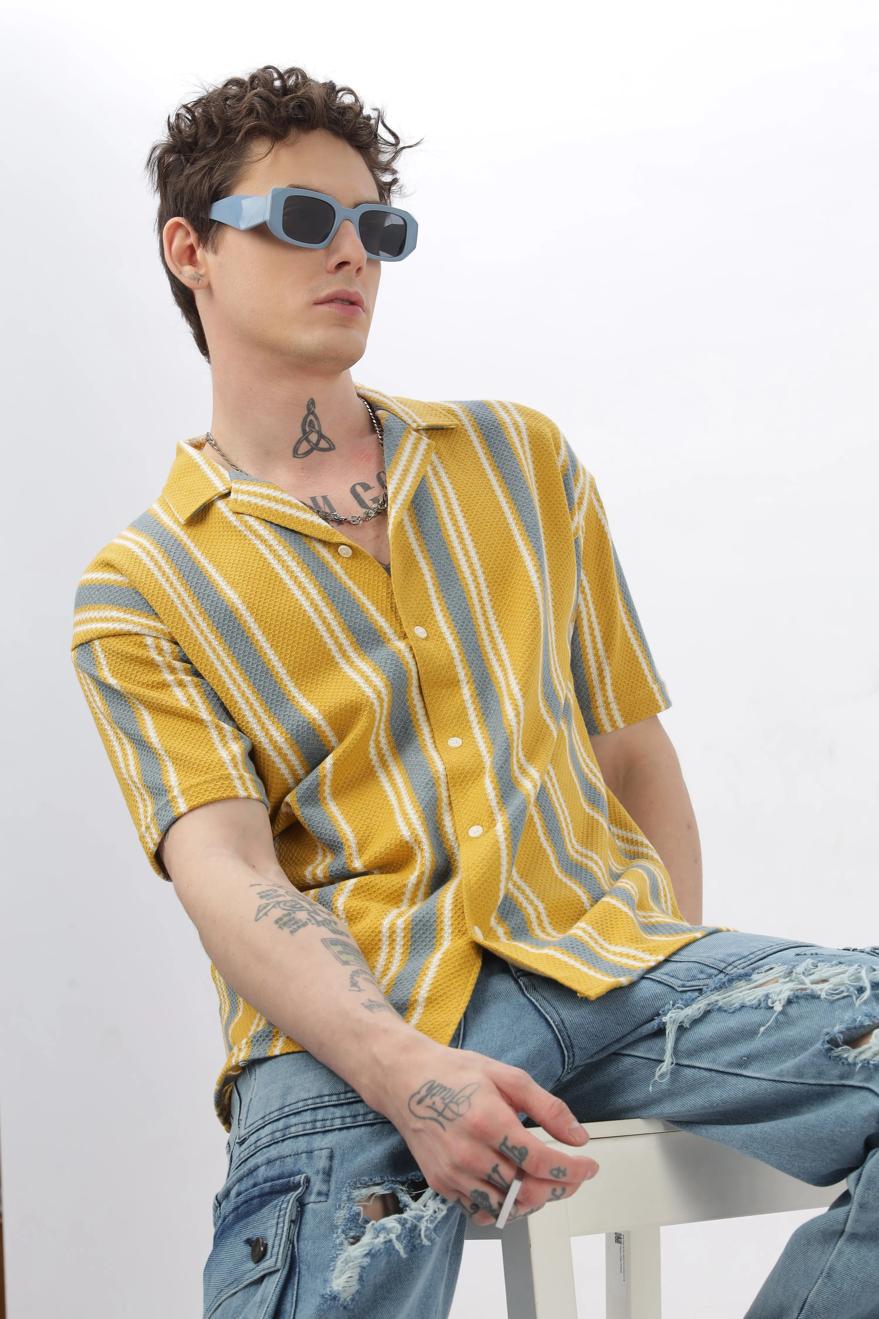 Crochet Yellow Shirt