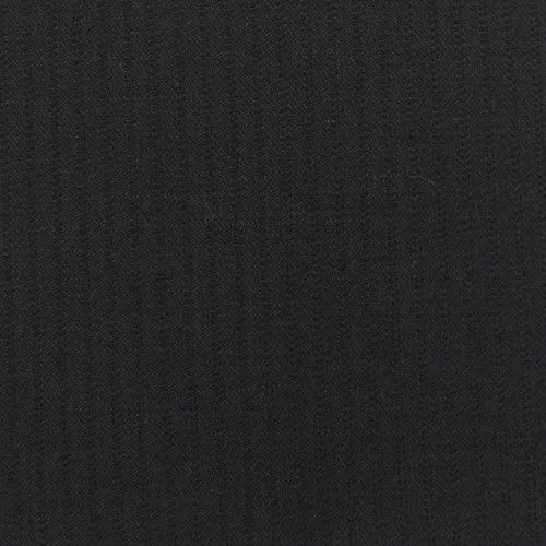 Double Black Striped Tropical Wool Blend Suiting Fabric