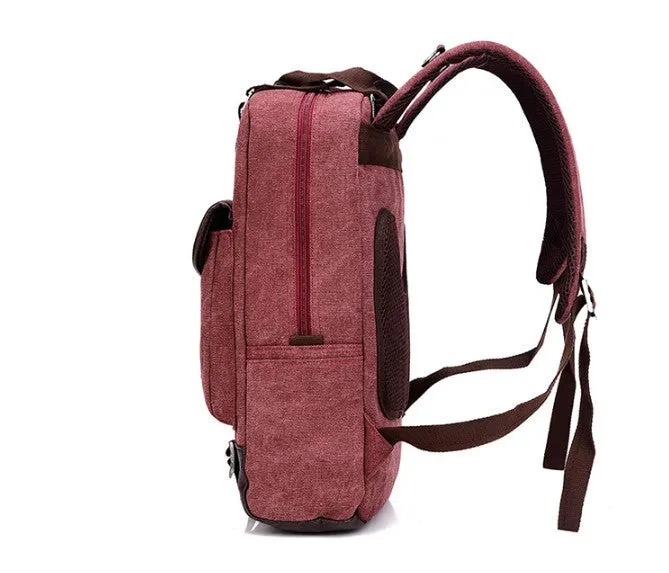 Fashion Women's Canvas Laptop Backpack