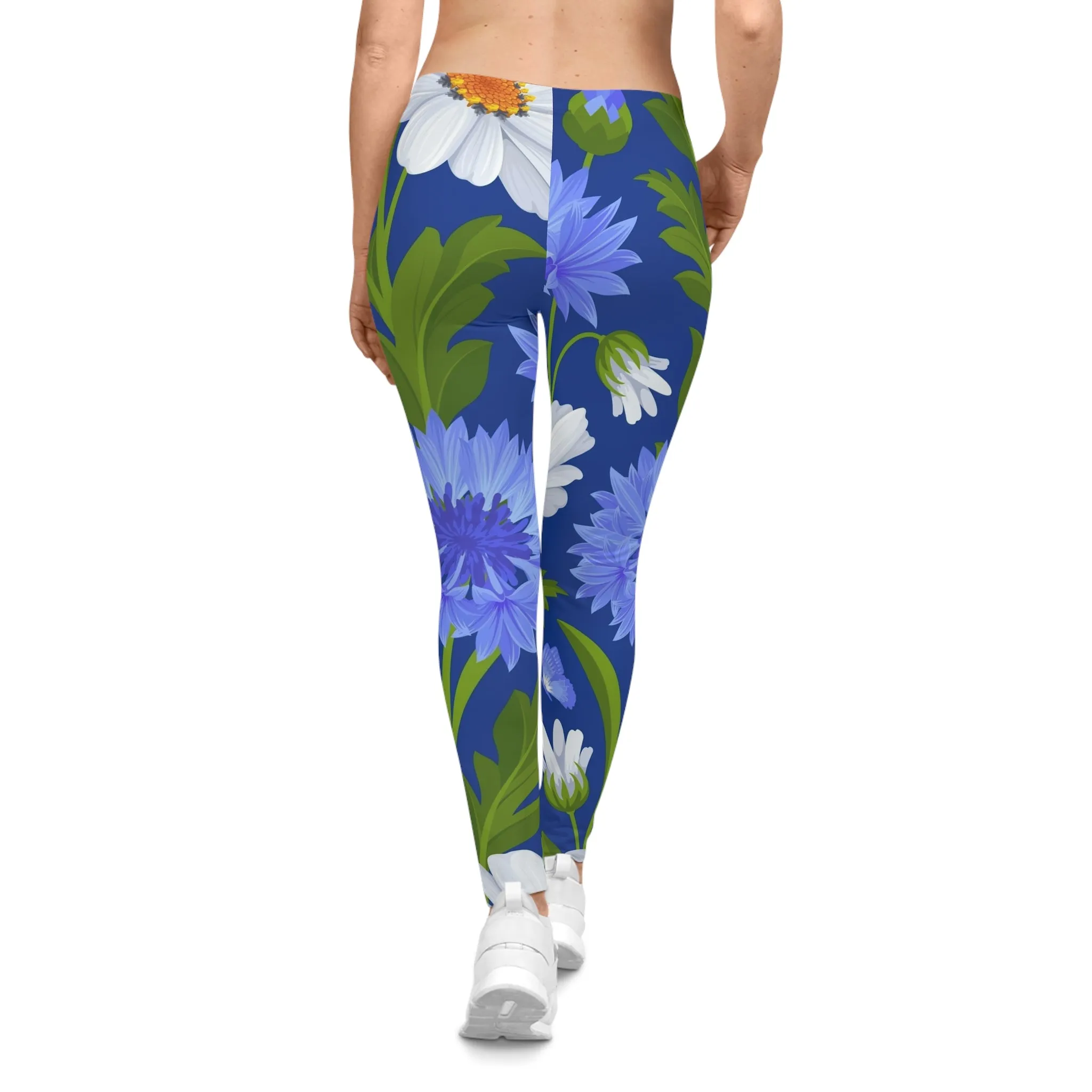 Floral Women's Casual Leggings - Stylish, Comfortable & Perfect for Everyday Wear