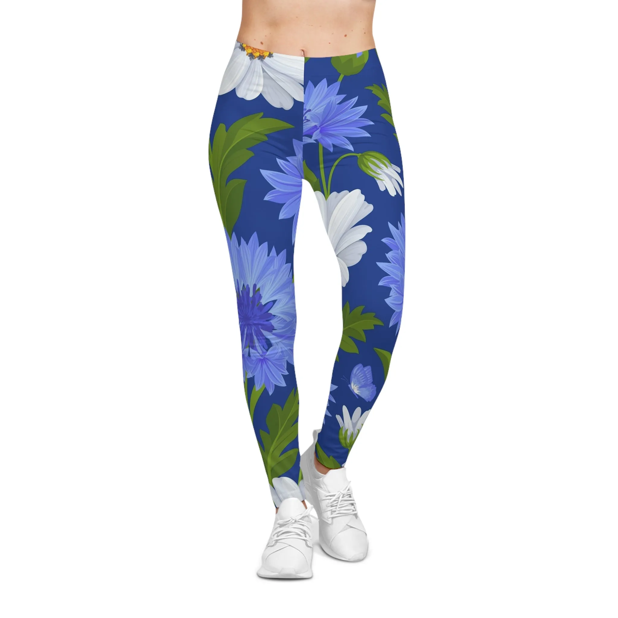 Floral Women's Casual Leggings - Stylish, Comfortable & Perfect for Everyday Wear