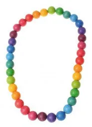 Grimms Rainbow Wooden Beads 30mm x 36 Beads