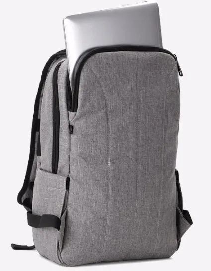 High Quality Solid Color Canvas Men's Backpack