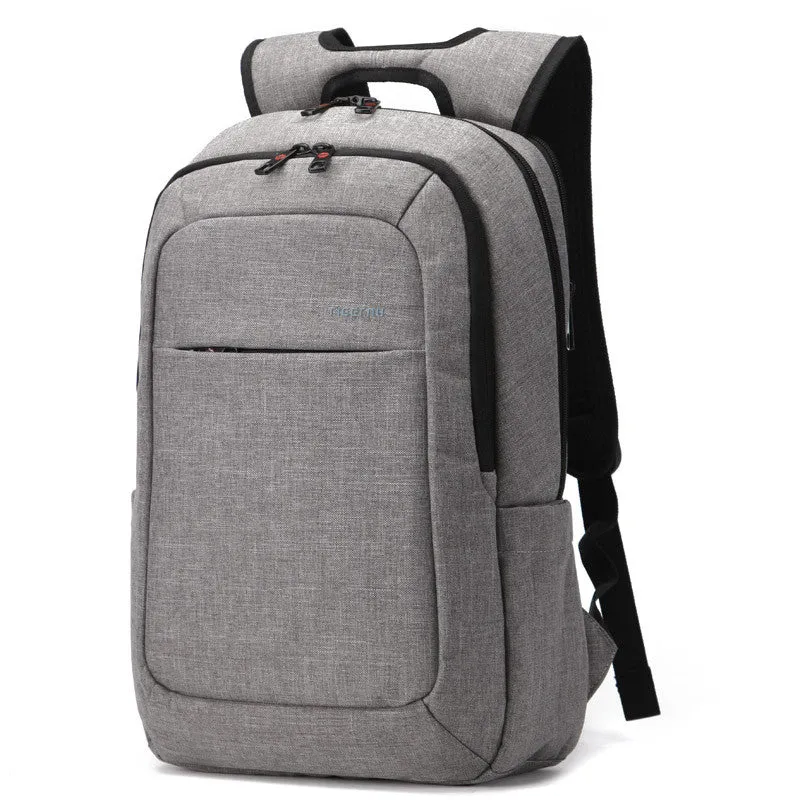 High Quality Solid Color Canvas Men's Backpack