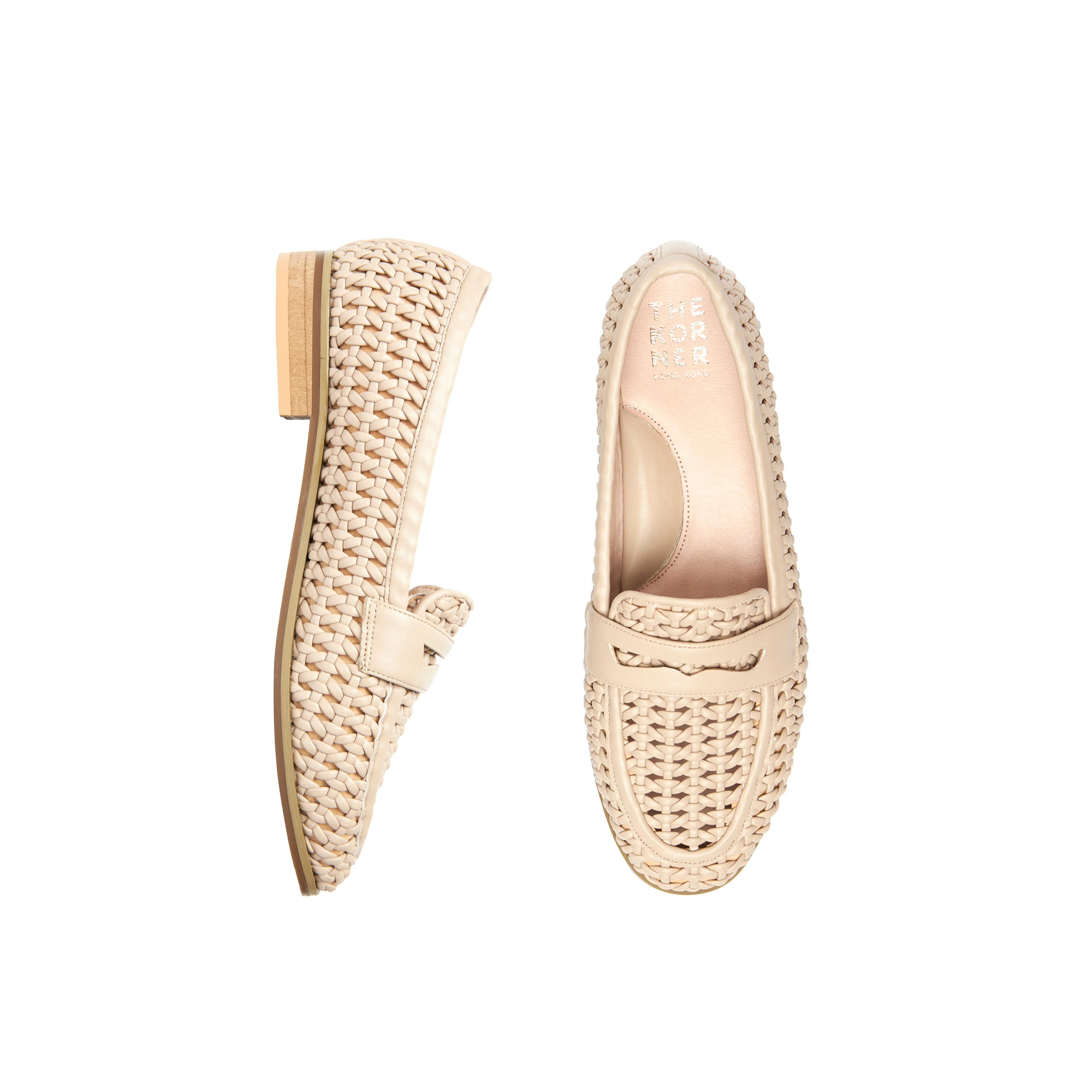 Katie Linen Loafers - Nude ( BEIN )