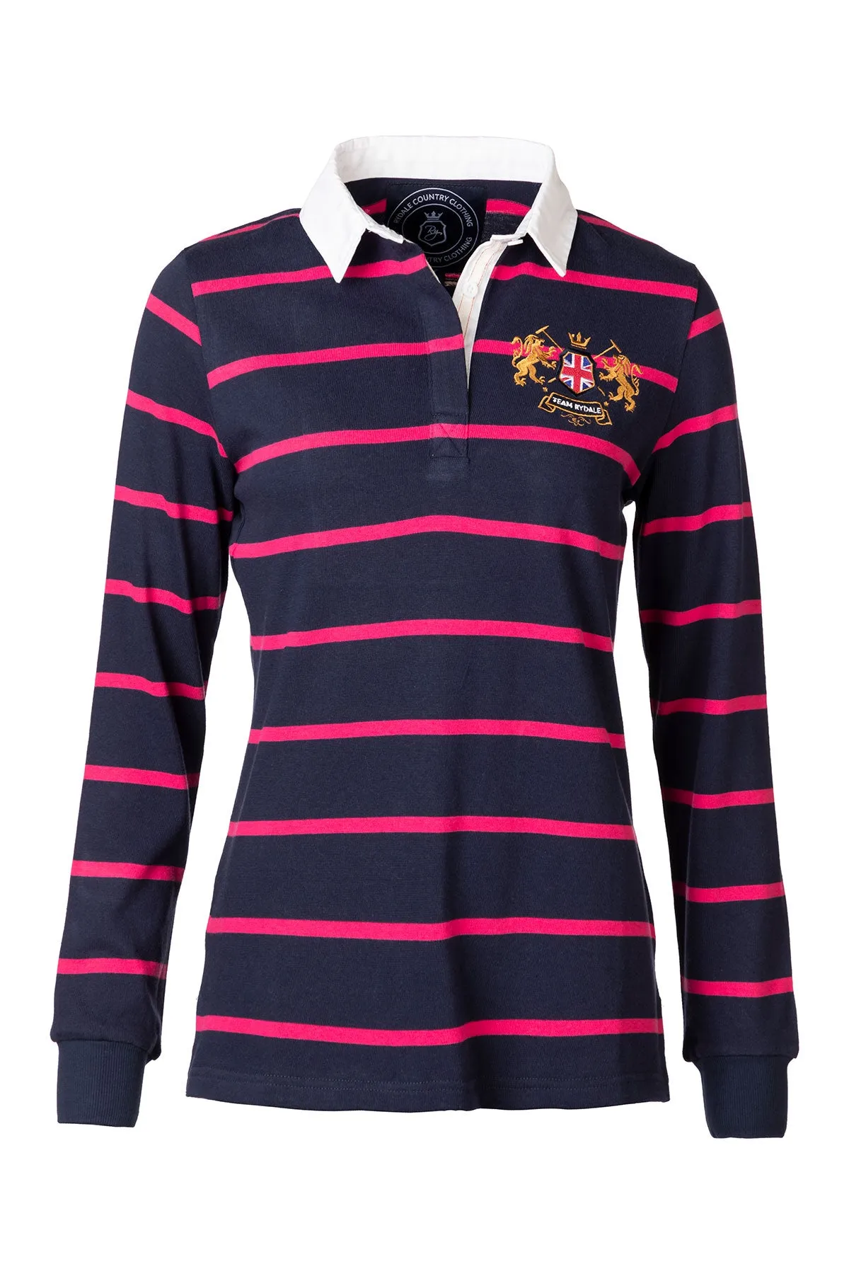 Ladies Striped Rugby Shirt - Ruby II