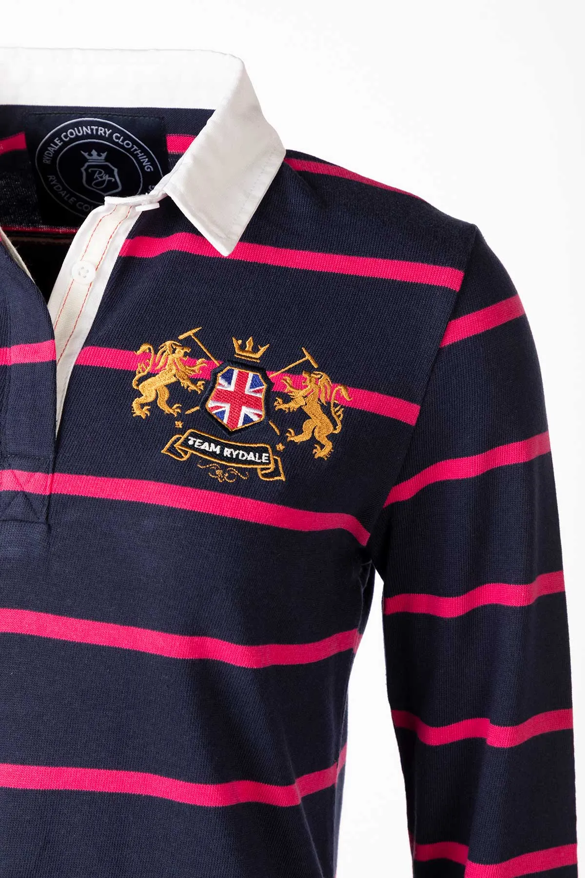 Ladies Striped Rugby Shirt - Ruby II