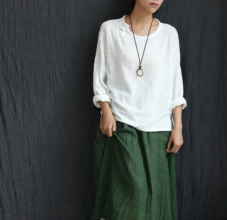 Long Sleeve Linen Shirt  | Zen