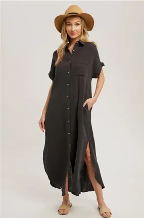 Maxi Shirt Dress