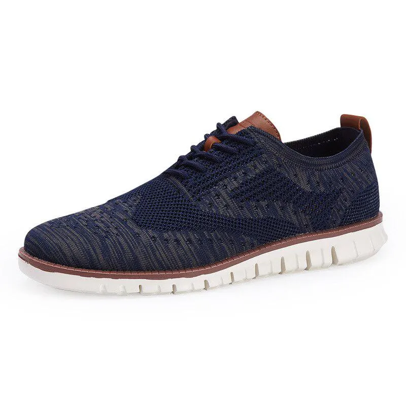 Men's Breathable Knitted Flats