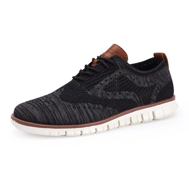 Men's Breathable Knitted Flats