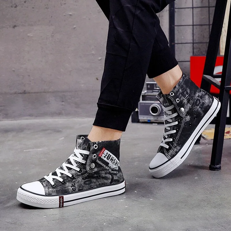 Men's Breathable Lace Up Sneakers