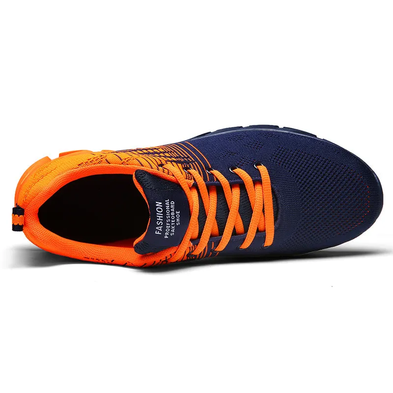 Men's Breathable Lace-Up Sneakers