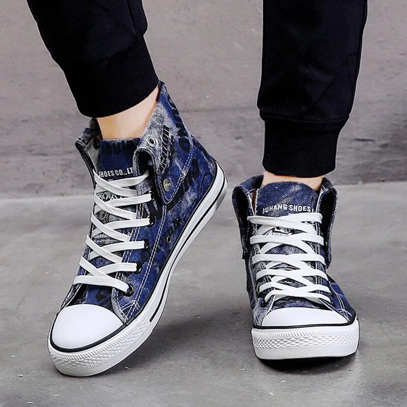 Men's Breathable Lace Up Sneakers