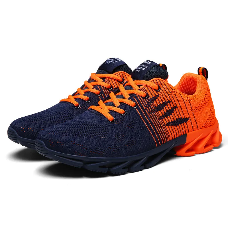 Men's Breathable Lace-Up Sneakers