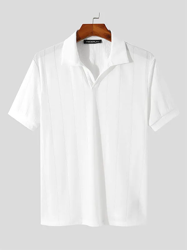 Mens Slim Short Sleeve Shirt SKUJ09885