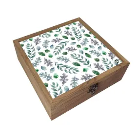 Nutcase Jewellery Box for Women Latest Design fancy - Unique Gifts -Green Leaf