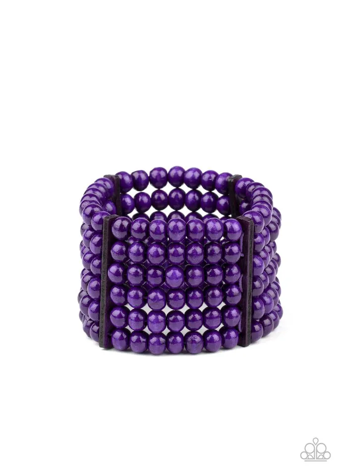 Paparazzi Bracelet ~ Diving in Maldives - Purple