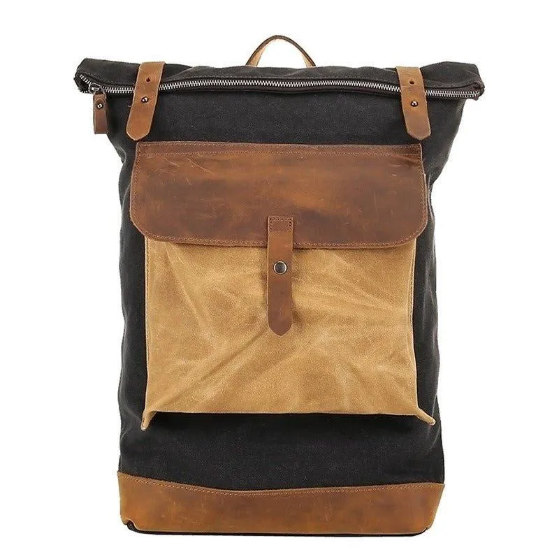 Rolltop Canvas Backpacks