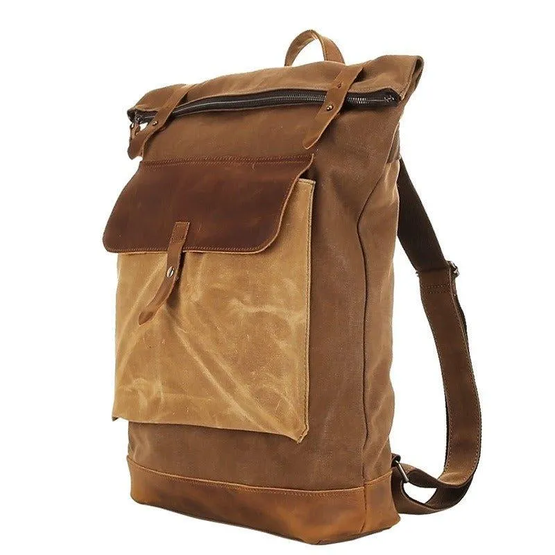 Rolltop Canvas Backpacks