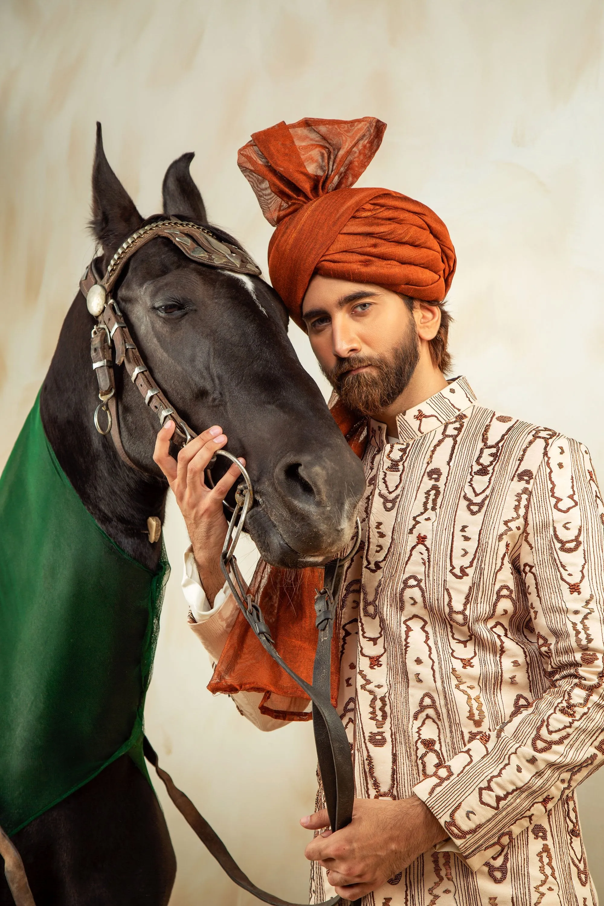 Rose Gold Prodigious Sherwani