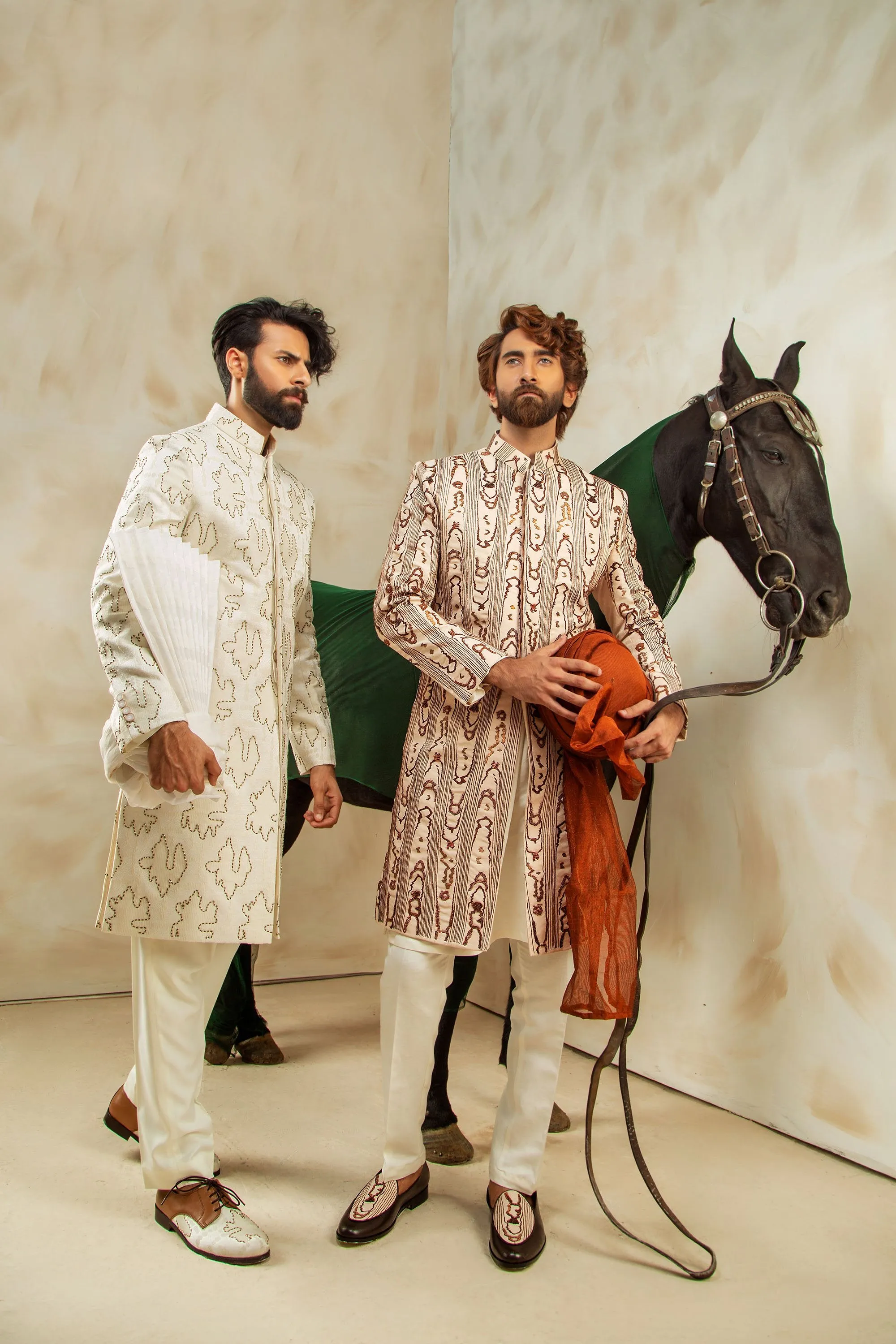 Rose Gold Prodigious Sherwani