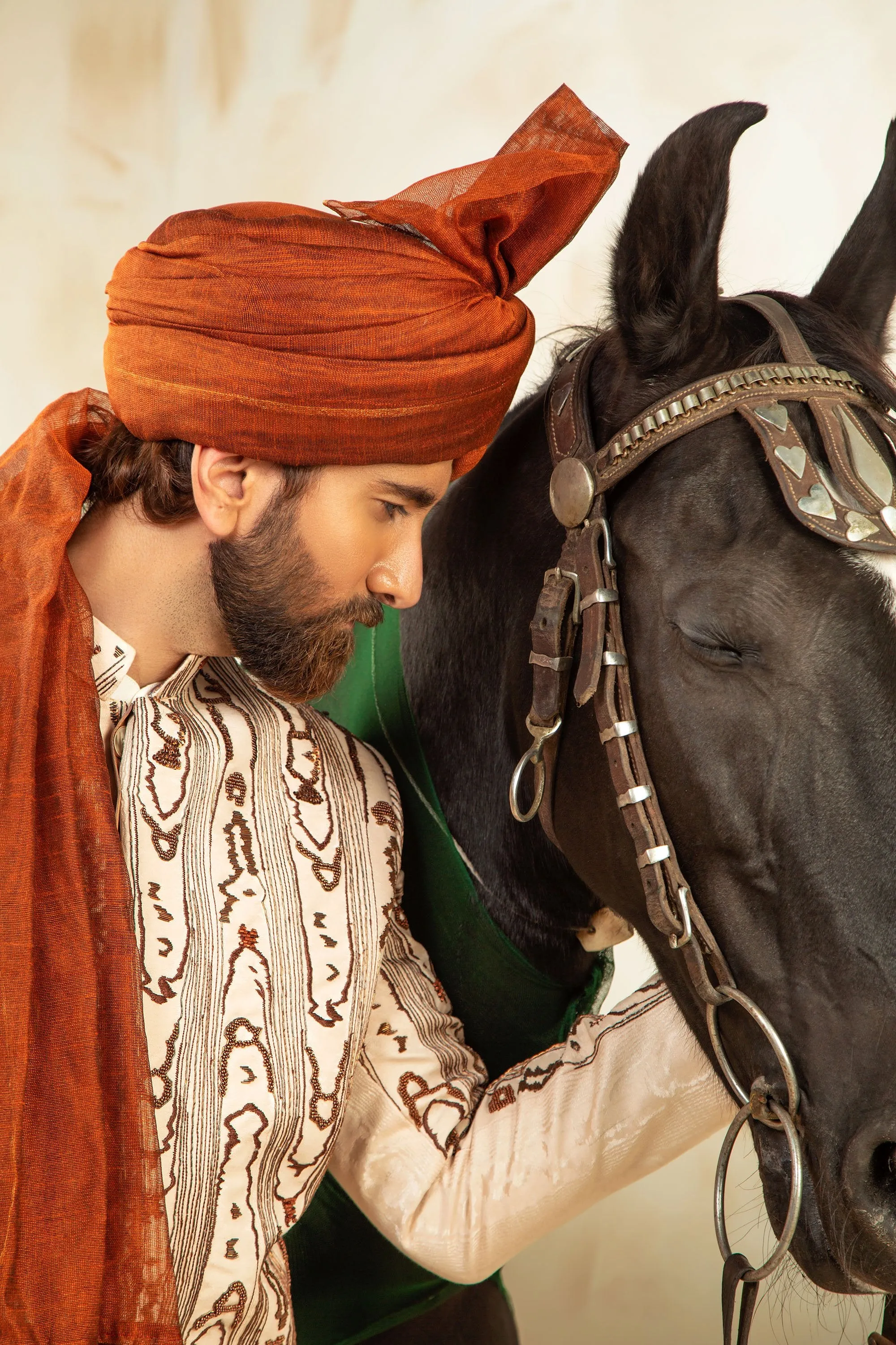 Rose Gold Prodigious Sherwani