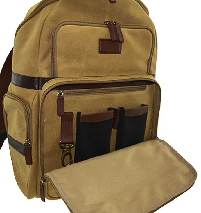 Sojourn Waxed Canvas Backpack