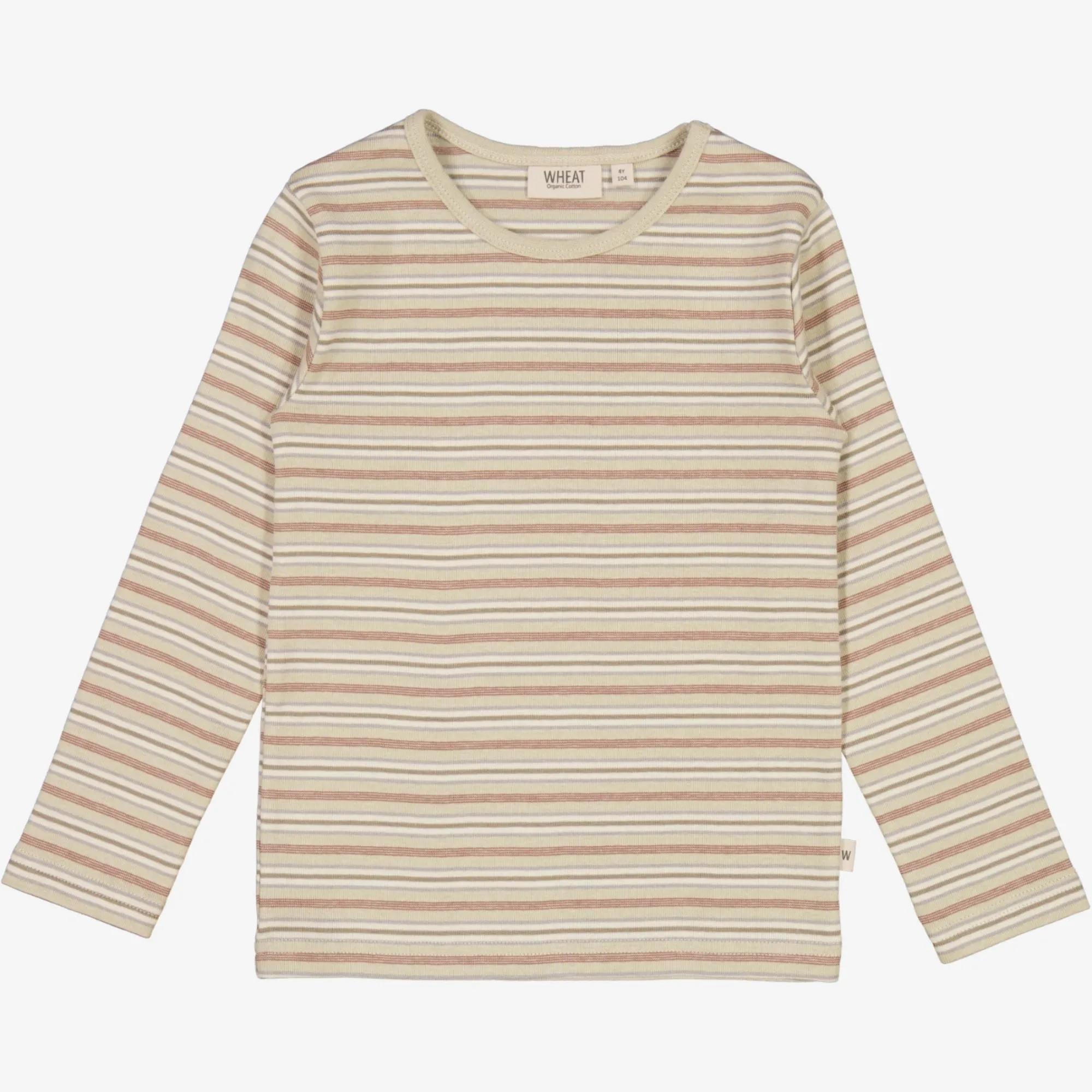 T-Shirt Striped LS - dusty stripe