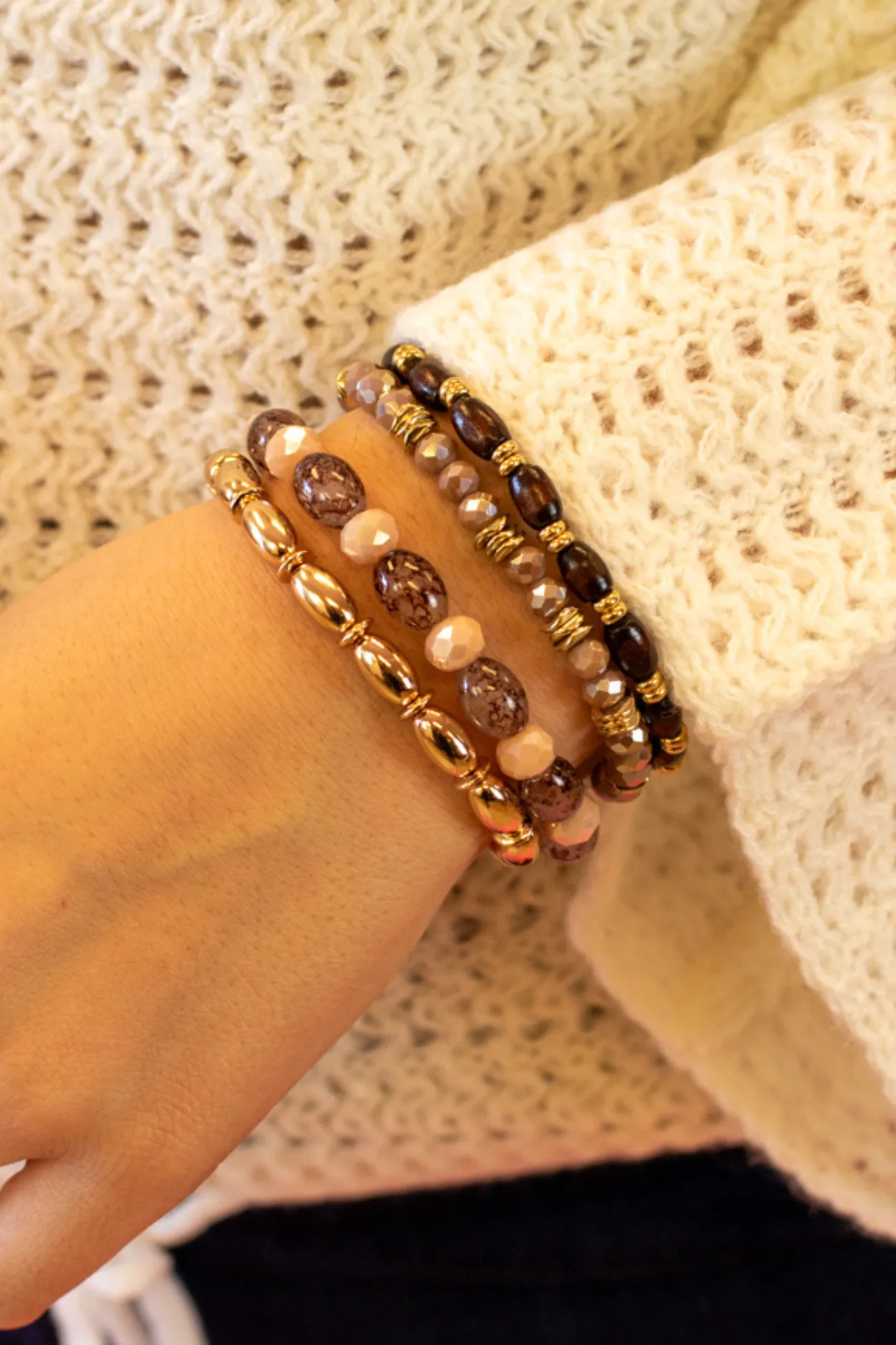 You Make Me Smile Stackable Bracelets